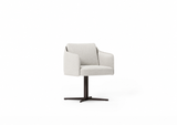Silla Serene base suspendida en cruz de Joquer. Simulación orientativa del color Crevin Sublim 01 a partir de fotografía de referencia.