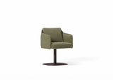 Silla Serene base suspendida plana de Joquer. Simulación orientativa del color Crevin Sublim 30 a partir de fotografía de referencia.