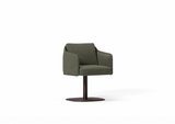 Silla Serene base suspendida plana de Joquer. Simulación orientativa del color Crevin Sublim 32 a partir de fotografía de referencia.