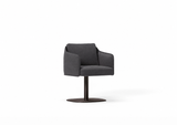 Silla Serene base suspendida plana de Joquer. Simulación orientativa del color Crevin Sublim 53 a partir de fotografía de referencia.