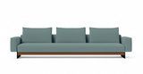 SOFÁ SLEDD — simulación de color del tapizado Crevin Sublim 40. Color orientativo.