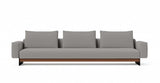 SOFÁ SLEDD — simulación de color del tapizado Crevin Sublim 54. Color orientativo.