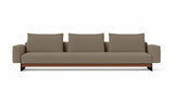 SOFÁ SLEDD — simulación de color del tapizado Crevin Sublim 75. Color orientativo.