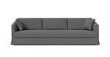 SOFÁ VENICE FALDÓN — simulación de color del tapizado Crevin Sublim 52. Color orientativo.