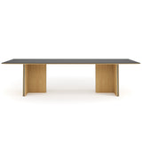 Mesa Stockholm - PUNT - mesa rectangular con sobre Dekton oscuro