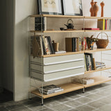 Pack 2 estantes de madera Tria 24/36 Mobles 114