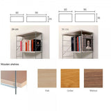 Pack 2 estantes de madera Tria 24/36 Mobles 114