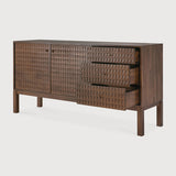 Aparador Sono bajo de Ethnicraft · Teca Light brown · 172x48x87h cm · vista lateral