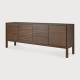 Aparador Sono bajo de Ethnicraft · Teca Light brown · 228x48x87h cm · vista lateral