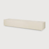 Estantería de suelo Elements de Ethnicraft · Microcemento Off White · 220x45x30h cm · vista lateral