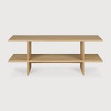 Mesa auxiliar Kabuki de Ethnicraft · Roble aceitado · vista de producto