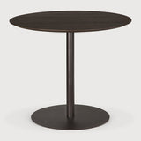Mesa de comedor Blend de Ethnicraft · Roble Brown · Ø90x76h cm · vista de producto