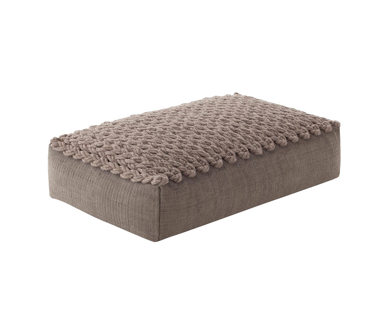 galeahome.myshopify.com Gan Rugs Pouf Grande Trenzas Gan